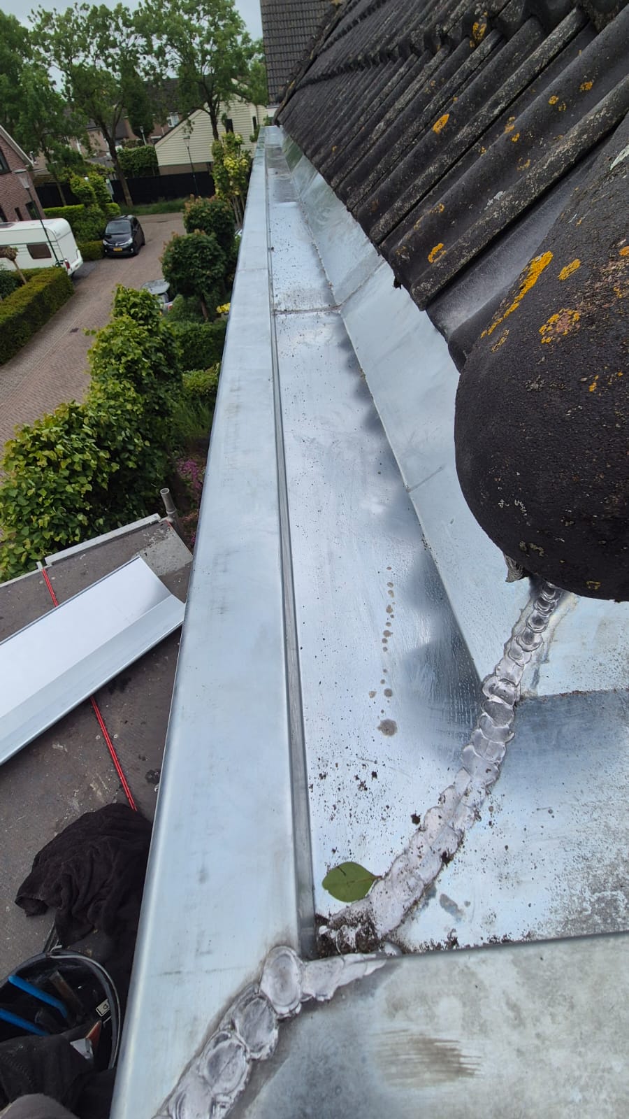 Nieuwe zinken dakgoten — foto 5